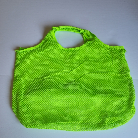 Green Mesh Multipurpose Tote Bag - Picture 5 of 13